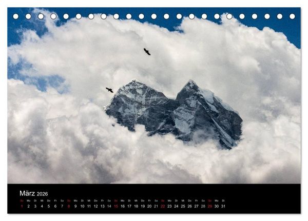 Produktbild: Everest-Nationalpark (Tischkalender 2026 DIN A5 quer), CALVENDO Monatskalender
