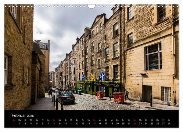 Produktbild: Faszination Edinburgh (Wandkalender 2026 DIN A3 quer), CALVENDO Monatskalender