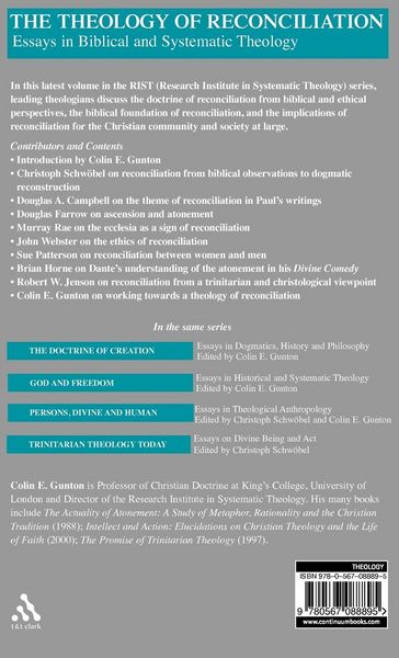 Produktbild: The Theology of Reconciliation