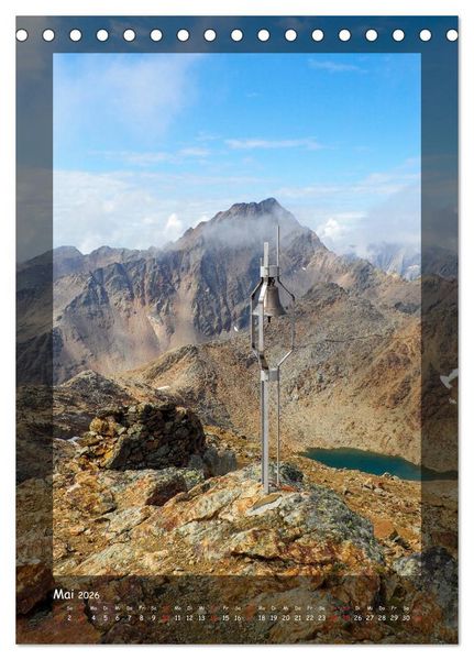 Produktbild: Bergwelten Wandkalender (Tischkalender 2026 DIN A5 hoch), CALVENDO Monatskalender