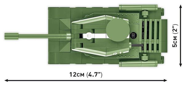 Produktbild: COBI Historical Collection 3098 - IS-2-Panzer, WWII, Ma&szlig;stab 1:72, Bausatz, 130 Klemmbausteine
