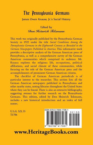 Produktbild: The Pennsylvania Germans
