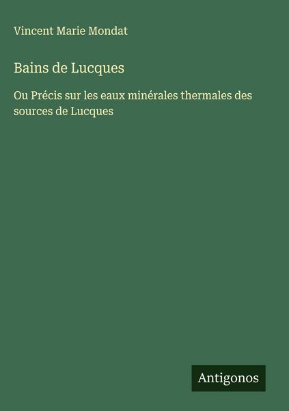 Produktbild: Bains de Lucques