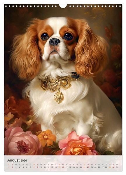 Produktbild: Cavalier King Charles Spaniel (Wandkalender 2026 DIN A3 hoch), CALVENDO Monatskalender
