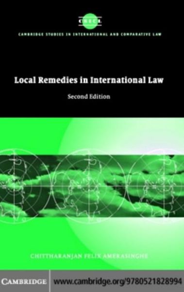 Produktbild: Local Remedies in International Law