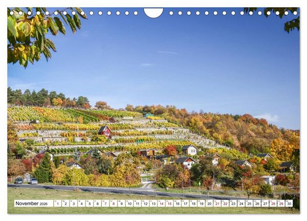 Produktbild: Weinberge um Jena (Wandkalender 2026 DIN A4 quer), CALVENDO Monatskalender