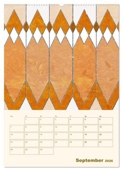 Produktbild: Art Deco Planer (Wandkalender 2026 DIN A2 hoch), CALVENDO Monatskalender
