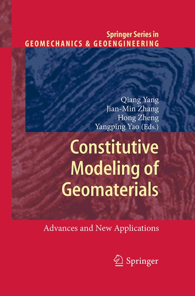 Produktbild: Constitutive Modeling of Geomaterials