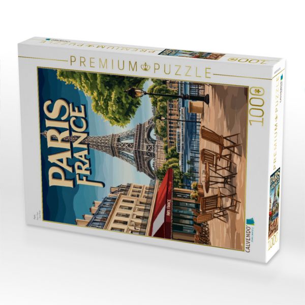 Produktbild: CALVENDO Puzzle Paris | 1000 Teile Lege-Gr&ouml;&szlig;e 64x48cm Foto-Puzzle f&uuml;r gl&uuml;ckliche Stunden