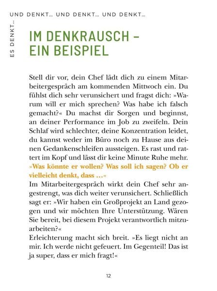 Produktbild: Die 1-Minuten-Strategie gegen Overthinking