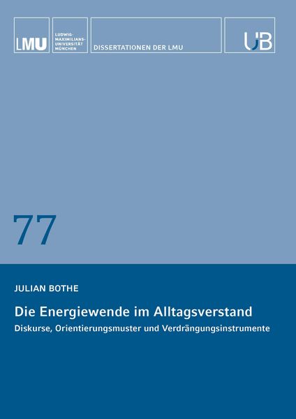 Produktbild: Die Energiewende im Alltagsverstand