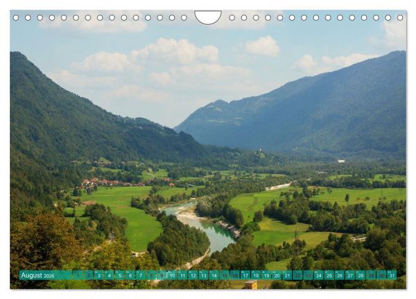 Produktbild: Reise durch das Soca-Tal - Unterwegs im sch&ouml;nen Slowenien (Wandkalender 2026 DIN A4 quer), CALVENDO Monatskalender