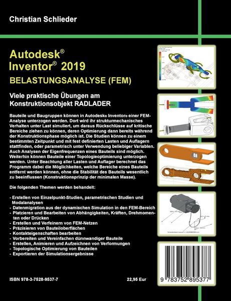 Produktbild: Autodesk Inventor 2019 - Belastungsanalyse (FEM)