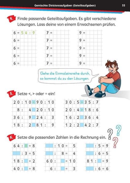 Produktbild: Die drei ??? Kids: Mein &Uuml;bungsheft Mathe 2. Klasse - Rechnen bis 100