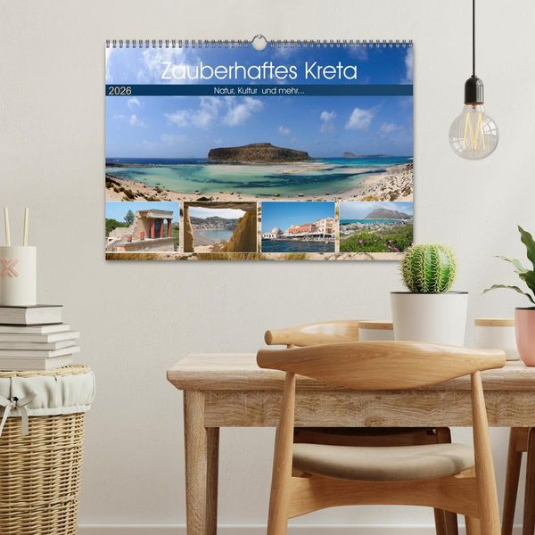 Produktbild: Zauberhaftes Kreta (Wandkalender 2026 DIN A3 quer), CALVENDO Monatskalender