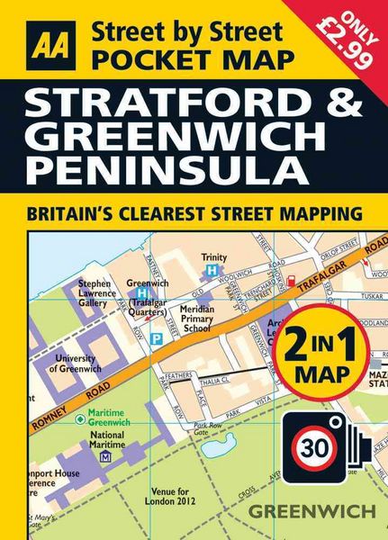 Produktbild: 2 in 1 London Pocket Map: Stratford, Greenwich Peninsula