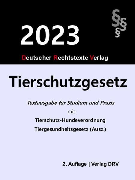 Produktbild: Tierschutzgesetz