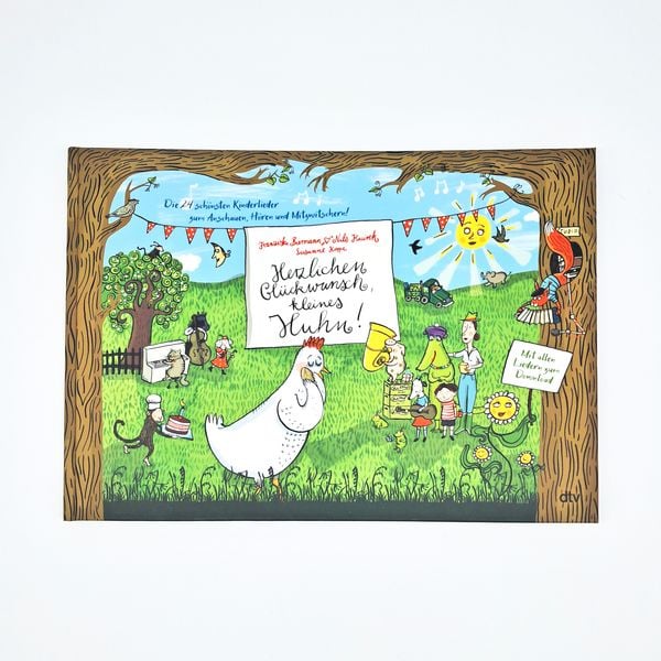 Produktbild: Herzlichen Gl&uuml;ckwunsch, kleines Huhn! Die 24 sch&ouml;nsten Kinderlieder zum Anschauen, H&ouml;ren und Mitzwitschern!