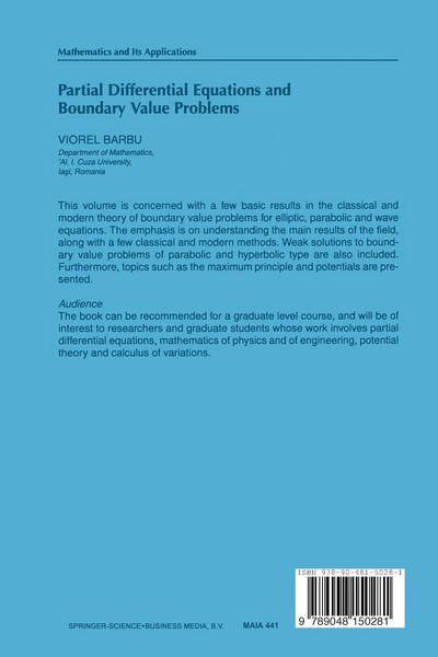 Produktbild: Partial Differential Equations and Boundary Value Problems