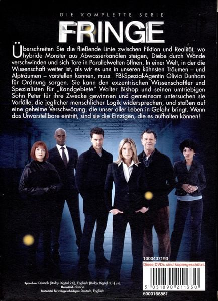 Produktbild: Fringe: Die komplette Serie [29 DVDs]