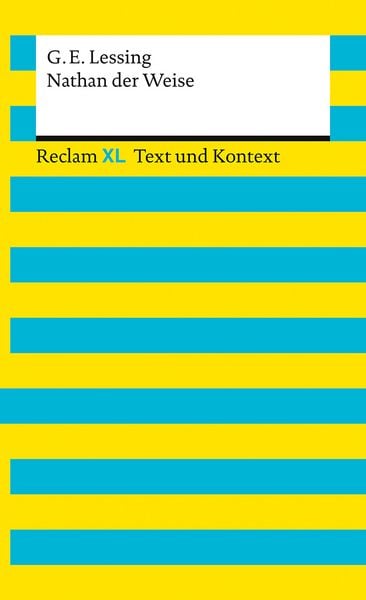 Produktbild: Nathan der Weise. Textausgabe mit Kommentar und Materialien
