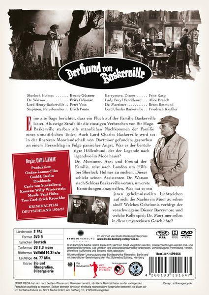 Produktbild: Der Hund von Baskerville (Sch&auml;tze des deutschen Tonfilms)