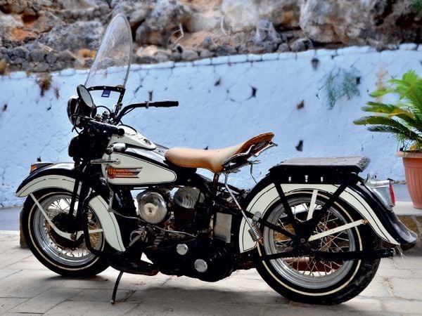 Produktbild: CALVENDO Puzzle Harley Davidson WLA 750 1000 Teile Lege-Gr&ouml;&szlig;e 64 x 48 cm Foto-Puzzle Bild von Ingo Laue