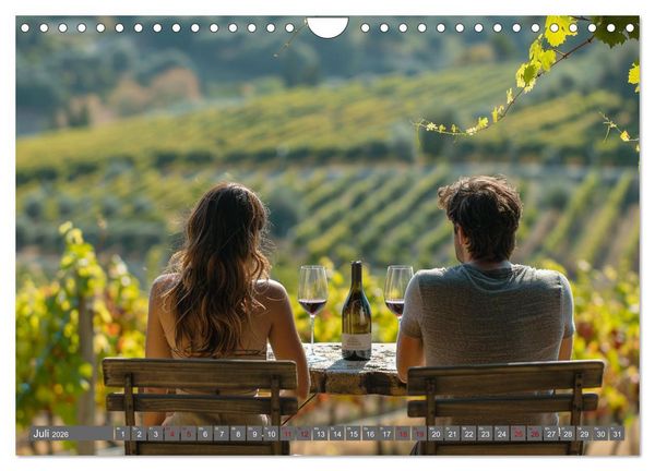 Produktbild: Wein begeistert (Wandkalender 2026 DIN A4 quer), CALVENDO Monatskalender