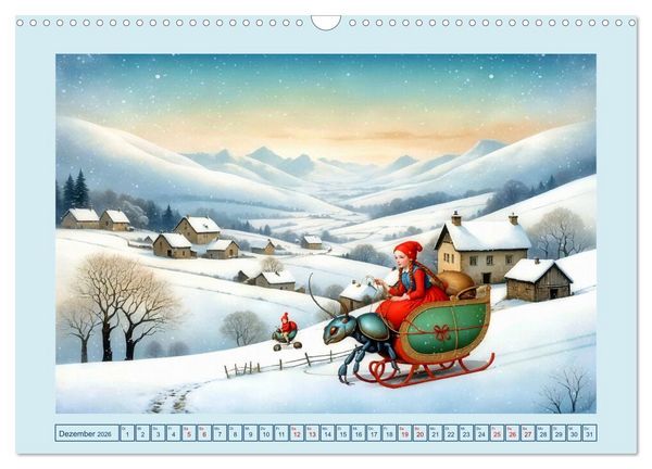 Produktbild: Die rollenden K&auml;fer von Krabblingerode (Wandkalender 2026 DIN A3 quer), CALVENDO Monatskalender