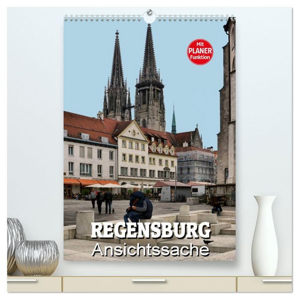 Produktbild: Regensburg - Ansichtssache (hochwertiger Premium Wandkalender 2026 DIN A2 hoch), Kunstdruck in Hochglanz
