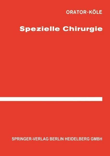 Produktbild: Spezielle Chirurgie