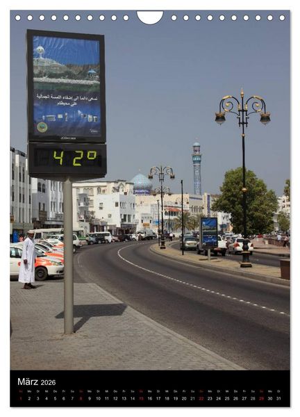 Produktbild: OMAN (Wandkalender 2026 DIN A4 hoch), CALVENDO Monatskalender