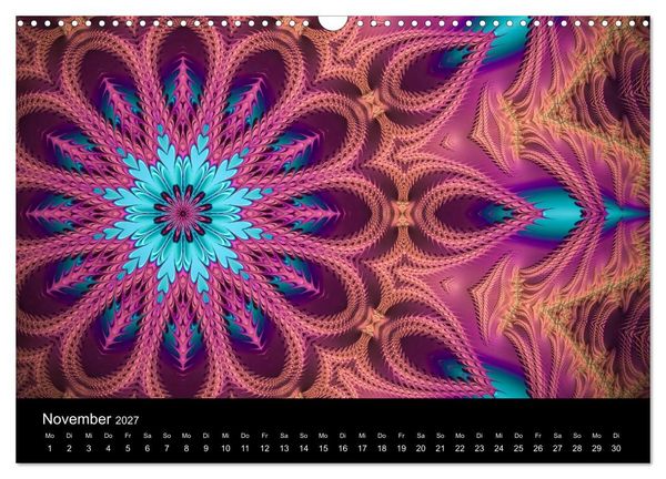 Produktbild: mandala-art (Wandkalender 2027 DIN A3 quer), CALVENDO Monatskalender