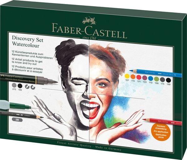 Produktbild: Faber-Castell Discovery Albrecht D&uuml;rer Aquarell, 12er Set