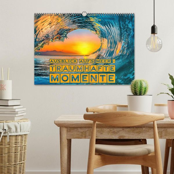 Produktbild: Ausblick aufs Meer - traumhafte Momente (Wandkalender 2026 DIN A3 quer), CALVENDO Monatskalender
