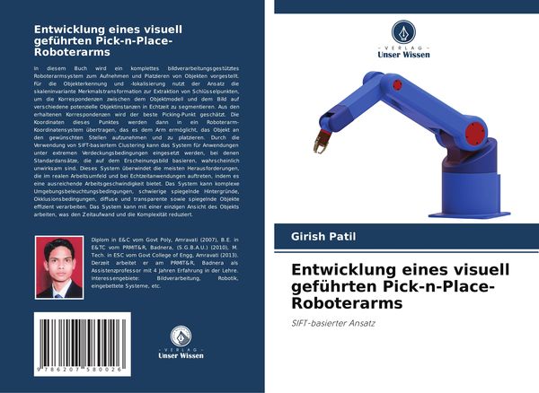 Produktbild: Entwicklung eines visuell gef&uuml;hrten Pick-n-Place-Roboterarms