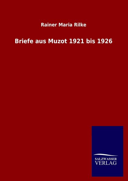 Produktbild: Briefe aus Muzot 1921 bis 1926