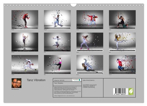 Produktbild: Tanz Vibration (Wandkalender 2026 DIN A3 quer), CALVENDO Monatskalender