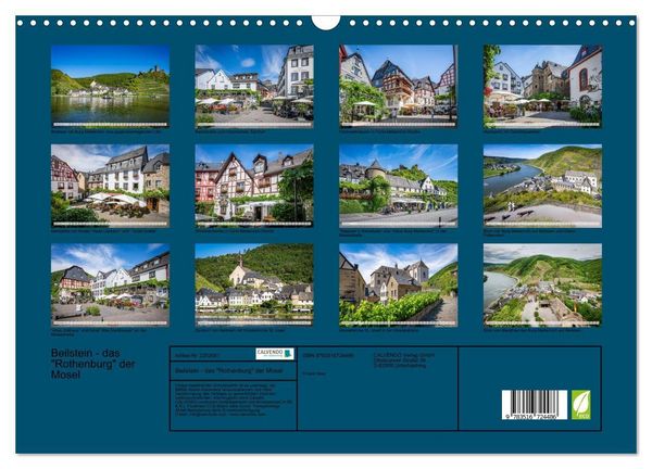 Produktbild: Beilstein - das "Rothenburg" der Mosel (Wandkalender 2026 DIN A3 quer), CALVENDO Monatskalender