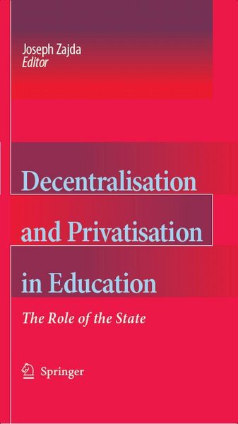 Produktbild: Decentralisation and Privatisation in Education