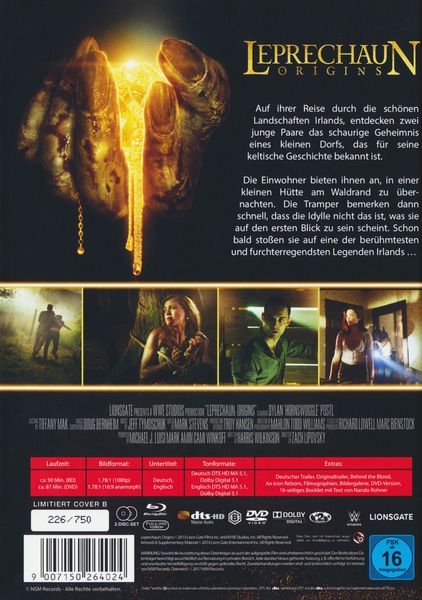 Produktbild: Leprechaun - Origins - Mediabook (+ DVD) [LCE]