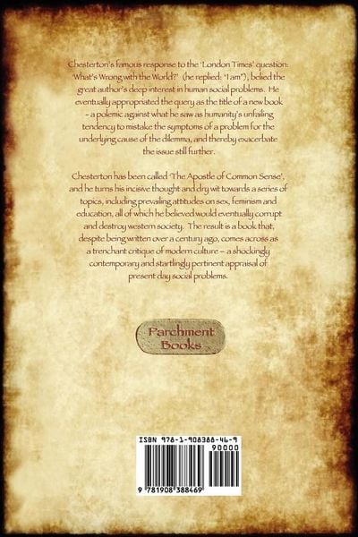 Produktbild: What's Wrong with the World (Aziloth Books)