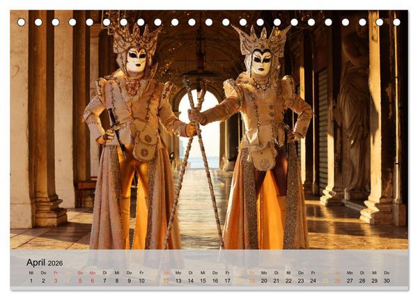 Produktbild: Venedigs Sch&ouml;nheiten (Tischkalender 2026 DIN A5 quer), CALVENDO Monatskalender