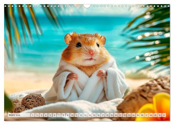 Produktbild: Hamster auf Reisen (Wandkalender 2026 DIN A3 quer), CALVENDO Monatskalender