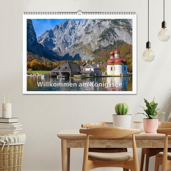 Produktbild: Willkommen am K&ouml;nigssee (Wandkalender 2026 DIN A2 quer), CALVENDO Monatskalender