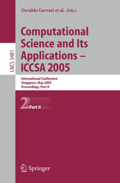 Produktbild: Computational Science and Its Applications - ICCSA 2005