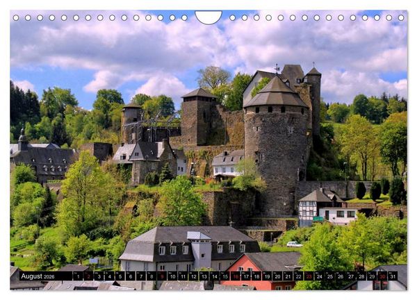 Produktbild: Burgen und Schl&ouml;sser der Eifel (Wandkalender 2026 DIN A4 quer), CALVENDO Monatskalender