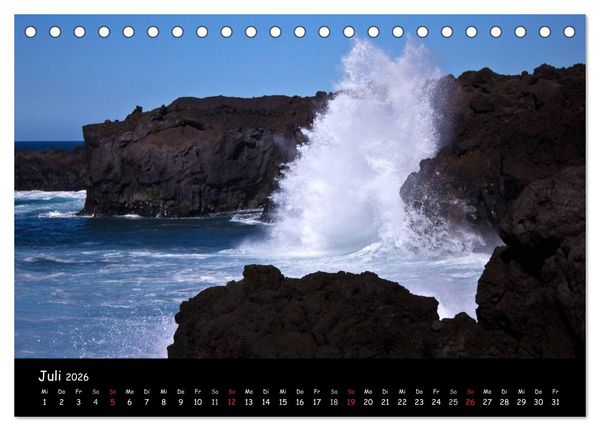 Produktbild: Lanzarote (Tischkalender 2026 DIN A5 quer), CALVENDO Monatskalender