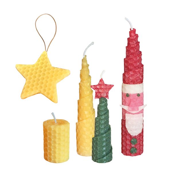 Produktbild: PEBARO WACHS-SET 3 - Bienenwaben-Kerzenbastelset BUNT