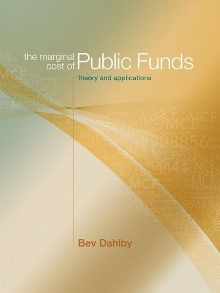 Produktbild: The Marginal Cost of Public Funds